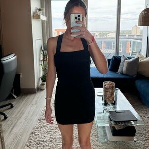 Black Bodycon Mini Dress